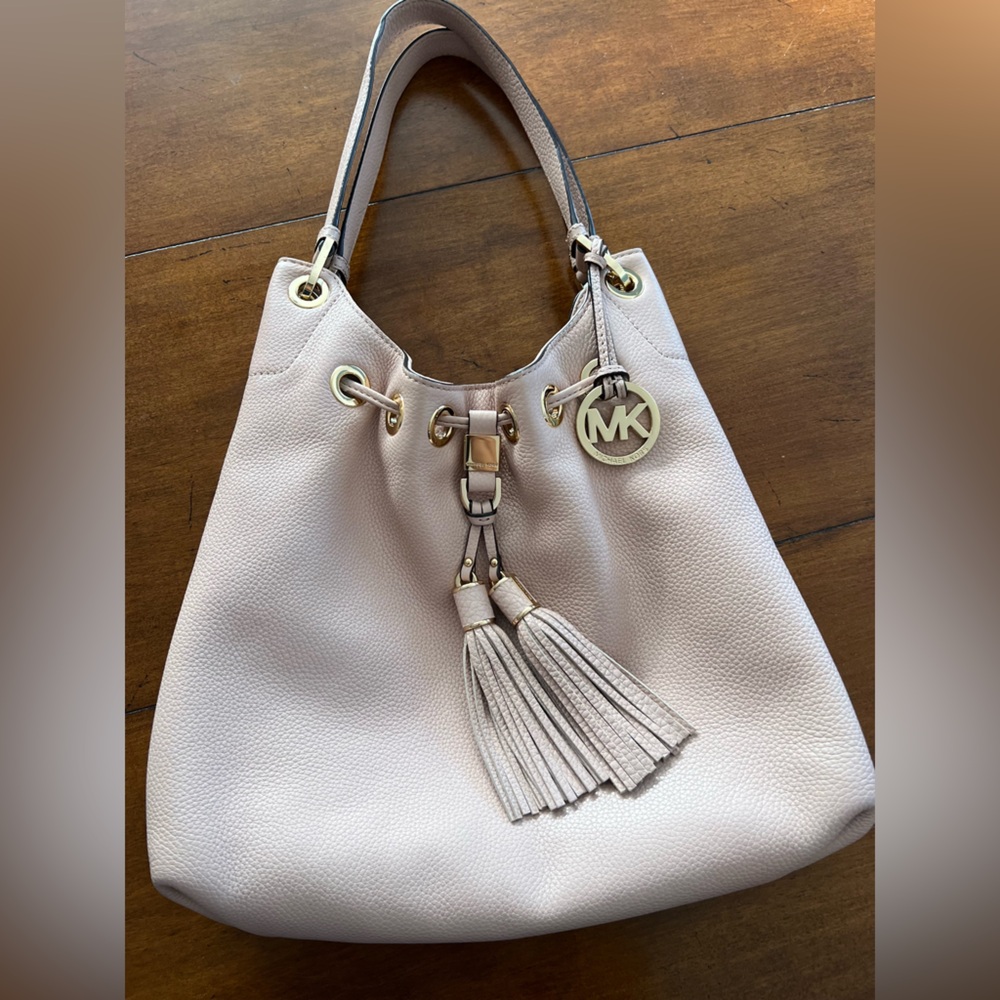 Michael Kors punk Leather Tassel Hobo Bag